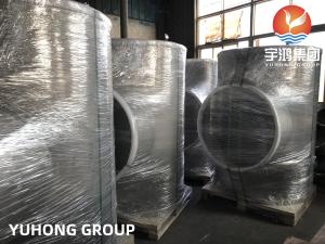 Wholesale Duplex Alloy Steel Reducer Tee ASTM A815 WP WX S32750 Sewage Treatment Pipeline from china suppliers