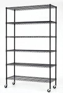 Wholesale Durable 6 Tier Wire Storage Racks Movable In A Plant Growing Environment from china suppliers