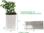 Nursery Growing Bags Large, 7.8x8.6 inches Biodegradable Fabric Seedling Grow
