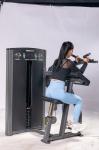 Commercial Gym Equipment Pin Loaded Training Seated Bicep&triceps Dual Function