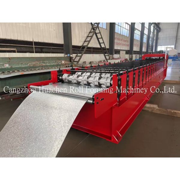 0-15m/min Speed 18 Stations Chain Drive Roofing Sheet Roll Forming Machine for Construction