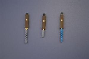 Wholesale Multimode ≤ 0.2dB MU 50 / 125um Optical Fiber Connectors Assembly For Wide Area Networks from china suppliers