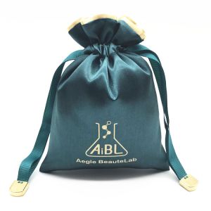 Wholesale OEM ODM Fabric Drawstring Gift Bags 100% Silk Drawstring Bag from china suppliers