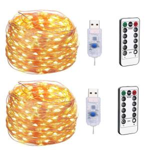 Wholesale USB LED String Light Remote Control 5M/10M 50/100LED Fairy String Light 20M Copper Wire for Wedding Christmas Holiday De from china suppliers