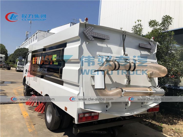 8CBM 8 Tons Dongfeng vacuum road sweeper truck
