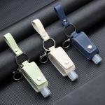 Factory Custom Promotion Gift portable bottle holder Leather Hand Sanitizer