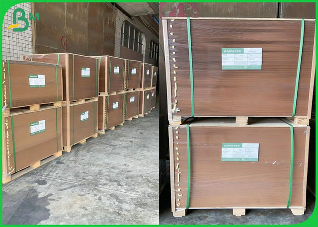 76MM Core 750mm Width 40gram Brown Interleaving Kraft Paper Roll For Package
