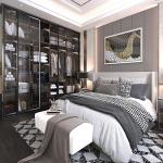 Custom High-end Wooden Wardrobes Custom Design Solutions For Walk-in Closet