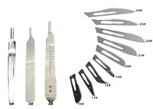 China Surgical Derma Planing Kit 3 Handles Scalpel Blade For Face on sale