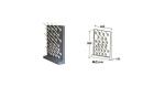 Single Faced PP Pegboard / Acid And Alkali Resistant Pegboard / PP Pegboard