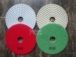 100mm White Type Diamond Floor Polishing Pads For Removing Scratches