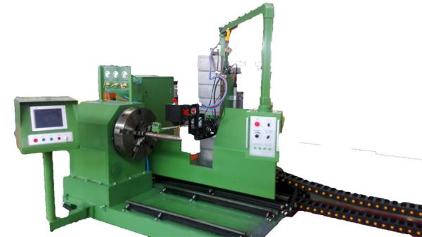 Green Flame CNC Pipe Profile Cutting Machine For Steel Structure Or Pressure
