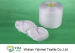 Ne40s/3 Bright Raw White Polyester Sewing Yarn For Coats / Shirts Sewing