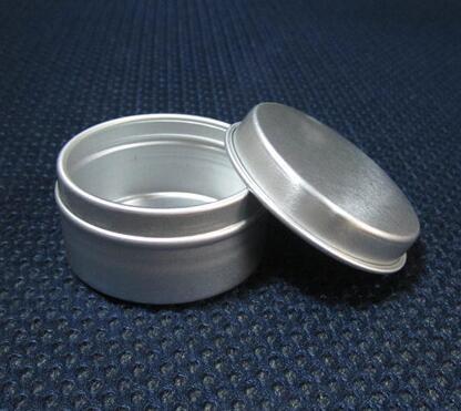 Aluminum Round Cosmetic Packaging/Cream Jar /Aluminum Jars With Press Cap-20G &