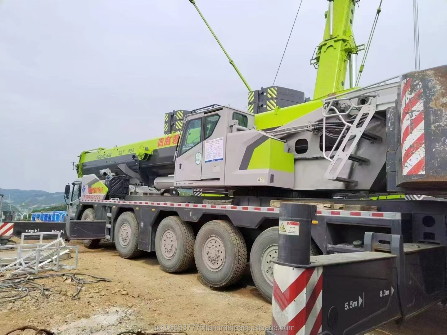 Zoomlion 200 Ton Crane with Used and Excellent Performance Max. Lifting Height 4.5m