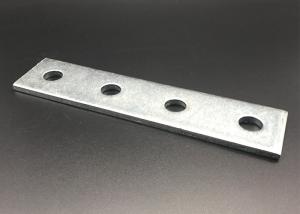 Wholesale HDG Four Hole Strut Channel Fittings M8 6mm Strut Splice Plate from china suppliers