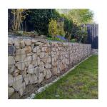 Square Hole Galvanized Welded Gabion Wire Mesh Stone Basket for Garden Fence