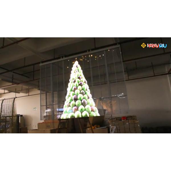 SMD1921 Glass Mesh Led Video Wall Display P7.81 Outdoor