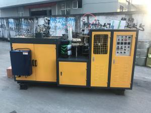 China Yellow Disposable Coffee Cups Machine / Large Paper Cup Production Machine on sale
