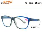 New style fashion competitive price Color plastic reading glasses,spring hinge