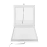 Eco-Friendly Custom Magnetic Flap Cardboard Necklace Packaging with Transparent