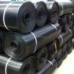 Low Black 220kN PP HDPE uniaxial geogrid for retaining wall and road reinforceme