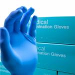 Soft 4 Mil Blue Nitrile Examination Gloves Non Latex