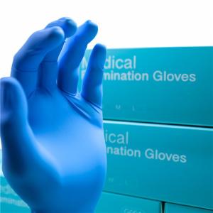 Wholesale Soft 4 Mil Blue Nitrile Examination Gloves Non Latex from china suppliers