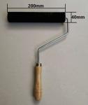 FRP Lamination Rubber Roller With Wooden Handle