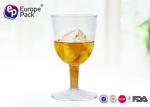 Weeding / Party Plastic Champagne Glasses Clear Colorspecial Design