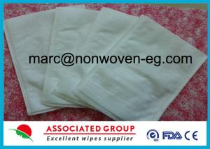 Wholesale Disposable Wash Gloves Made of Highly Absorbent Non Woven Polyester / Viscose Material from china suppliers