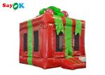 Commercial Christmas Inflatable Bouncy Castle Silk Printing