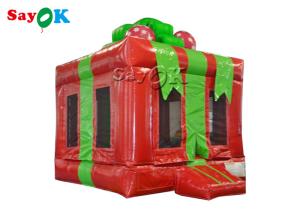 Wholesale Commercial Christmas Inflatable Bouncy Castle Silk Printing from china suppliers