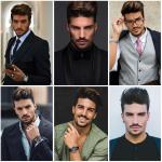 Fake beards, men's realistic human hair synthetic beards, invisible and lifelike