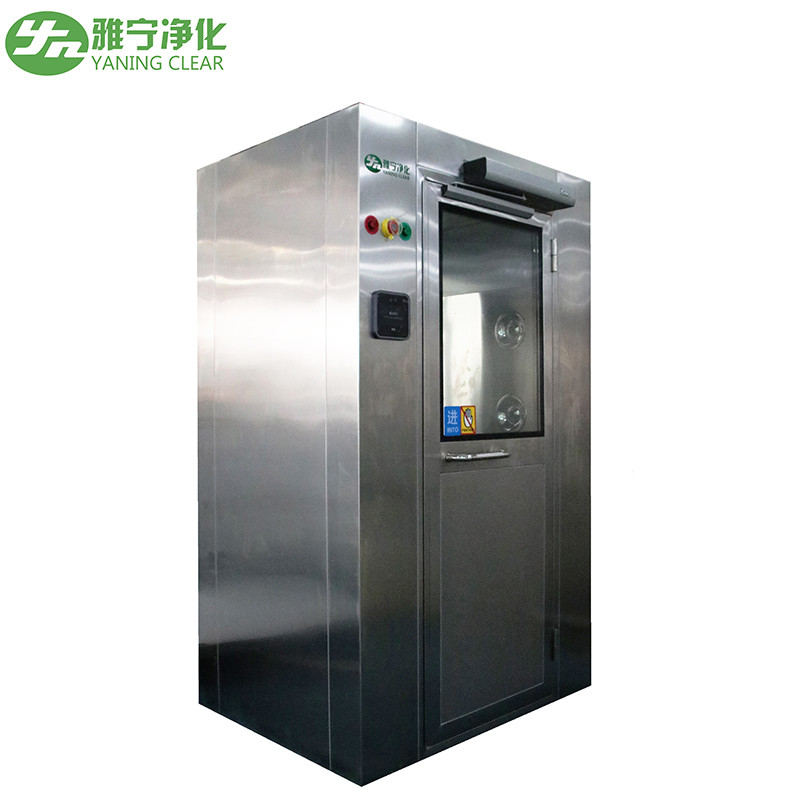 Customized 1100w Cleanroom Air Shower Powder Coating 201 Stainless Steel