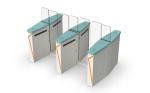 Airport Security Sliding Turnstile Electronic Access Control Card Reader Facial