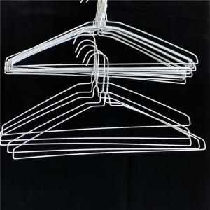 Wholesale Electrostatic Spraying Indoor Clothes Hanger , Adult / Kids Wire Hangers For Laundry Store from china suppliers