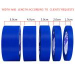 Custom High Temperature Resistance Blue Masking Tape Painting Refinish
