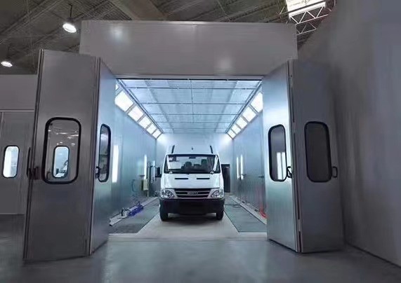 15m Bus Spray Booth Explosion Proof Paint Booth For Coating Customization