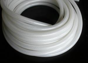 Wholesale Polyester Braid Silicone Rubber Tubing , Flexible Silicone Hose Food Grade Without Smell from china suppliers