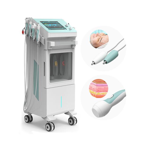 Hydro Diamond Microdermabrasion 9 In 1 Facials Machine Oxygen Jet Aqua Peeling