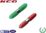 Single Mode Fiber Optic Adapters DIN APC For Patch Cables Simplex Chanel