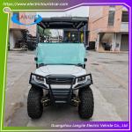 White Color 2 Seats Passenger Electric Golf Carts AC Motor Electric Cargo