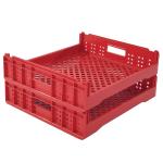 Shopping Plastic Shipping Crates For Bread Bakery Tray Turnover Box 550x480x130m