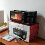Return Refunds 1250W 3-in-1 Oven Coffee Machine Frying Pan Convenient Breakfast