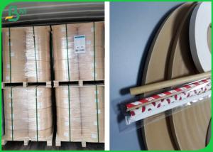 Wholesale FDA Certified 60g 15mm Brown Straw Paper Rolls Grade AA As Drinking Material from china suppliers