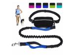 Dual Handle Adjustable Nylon Dog Leash Waist Belt Hands Free 4 Feet For Better