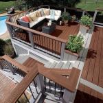 Outdoor PVC/WPC Wood Plastic Composite Decking Board with Long-lasting Wear