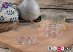 FDA Free Square Disposable Cups Clear Plastic Dessert Containers 60ml