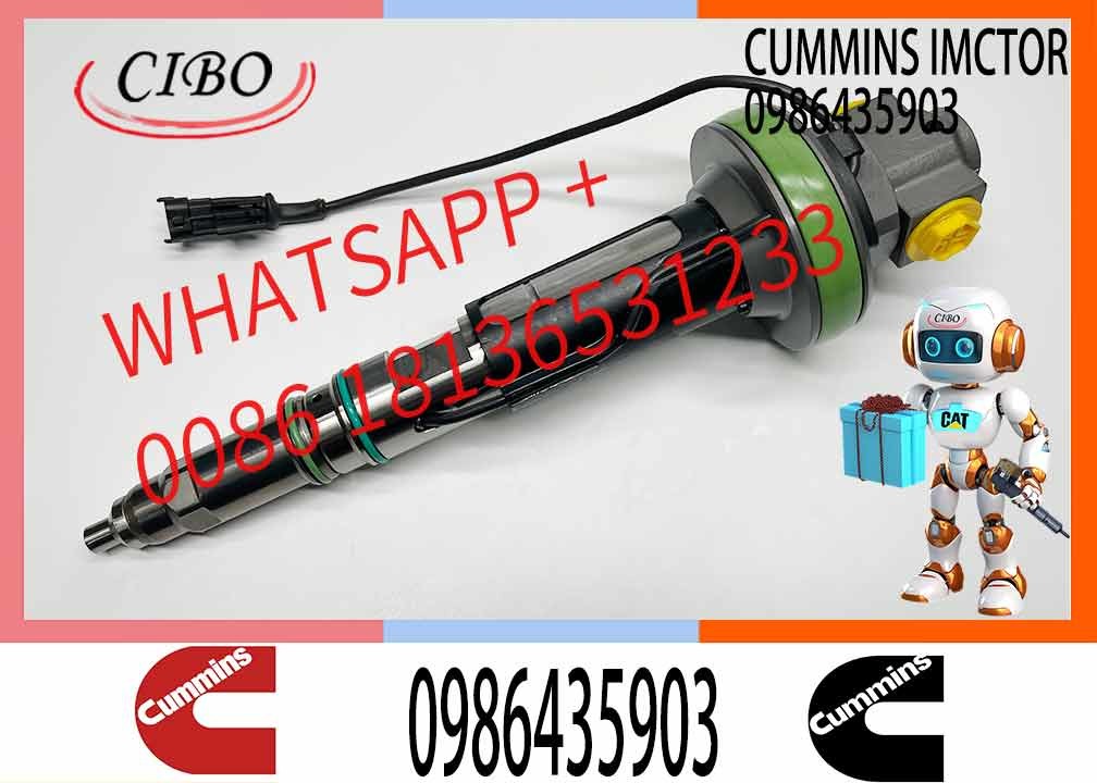0986435903 injector QSK19 QSK50 QSK60 engine common rail fuel injector 0986435903 2881088